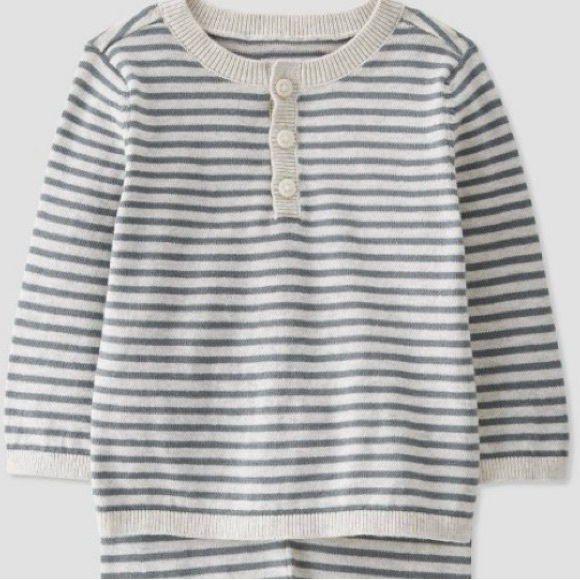 Little Planet by Carter’s organic striped newborn top only - Picture 1 of 7